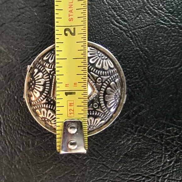 Vintage Petrified Forest Trinket Box Enamel Shield - Picture 5 of 5